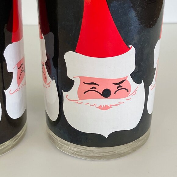 Libbey Santa and Chimney High Ball Glasses - Set of 4 - Picture 4 of 15